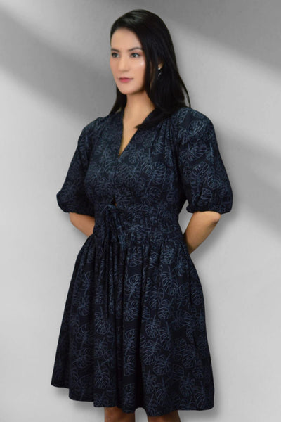 Mini robe noire 100 % coton