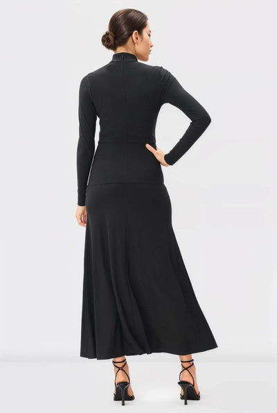 Jersey Knit Vented Sheath Dress