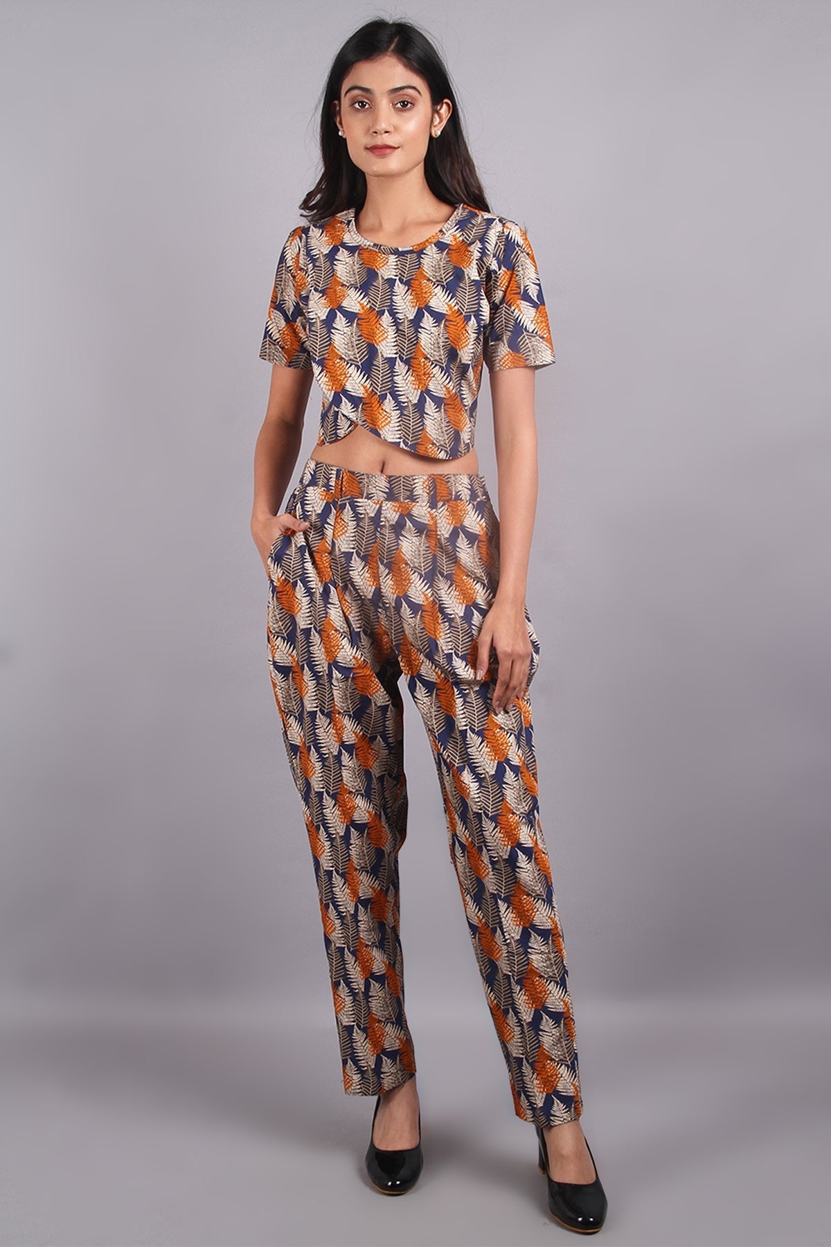 100% Premium Cotton Blue Co-ord Set