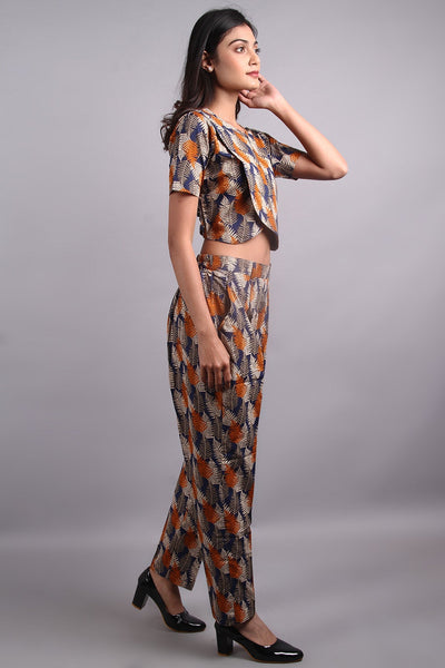 100% Premium Cotton Blue Co-ord Set