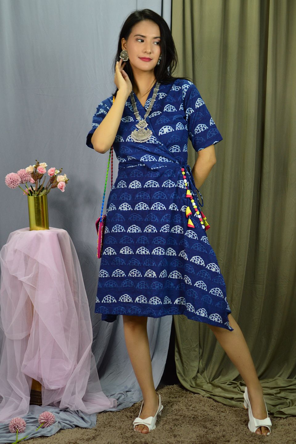 Indigo Midi Indigo Dress