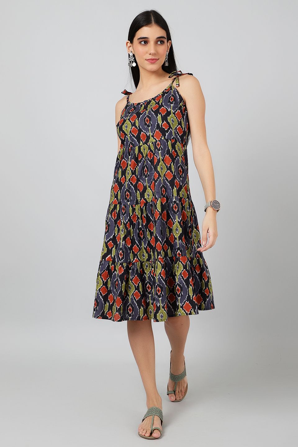 Jaipur Cotton Multicolored Dress