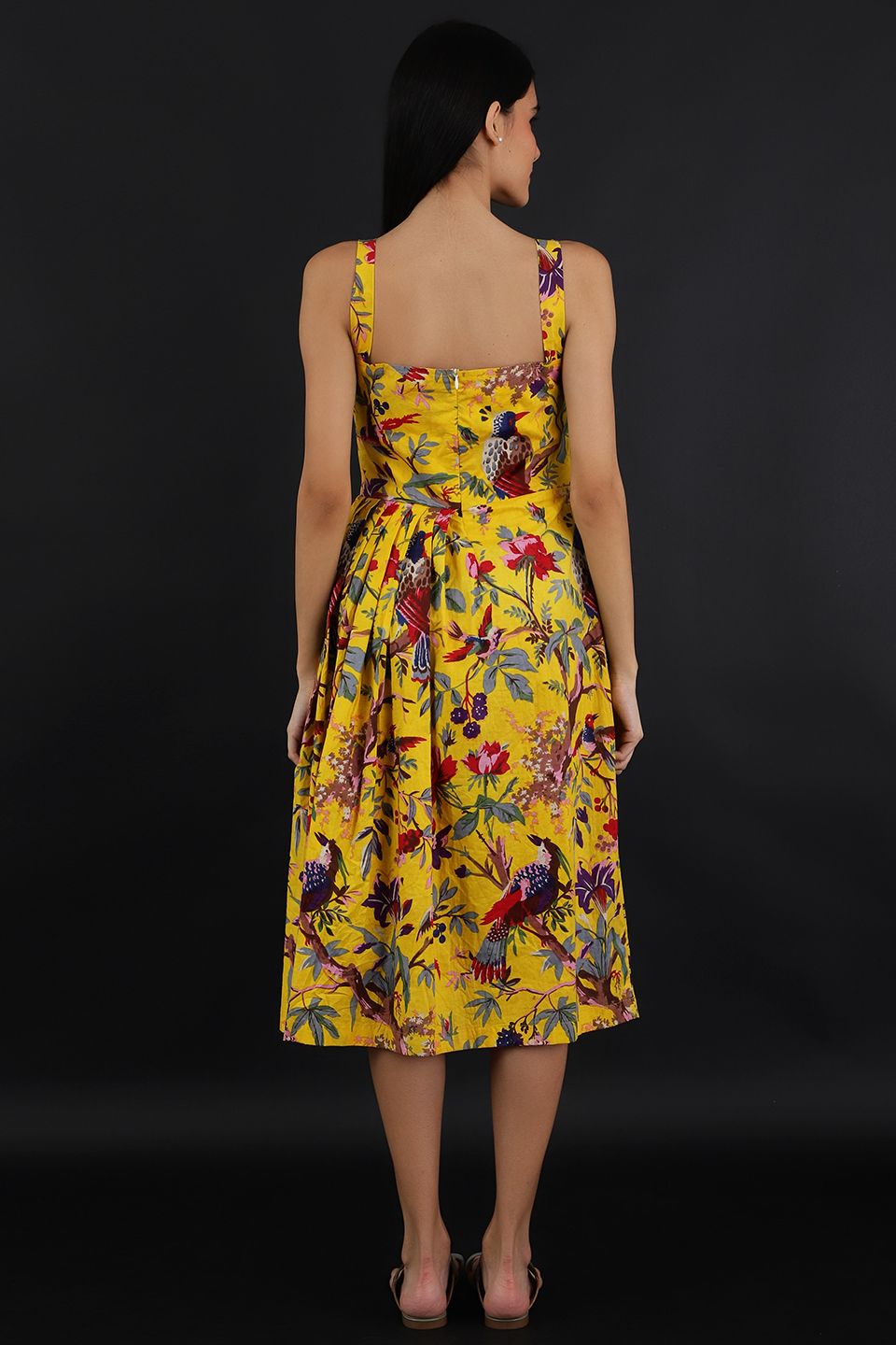 Jaipur Cotton Yellow Dress