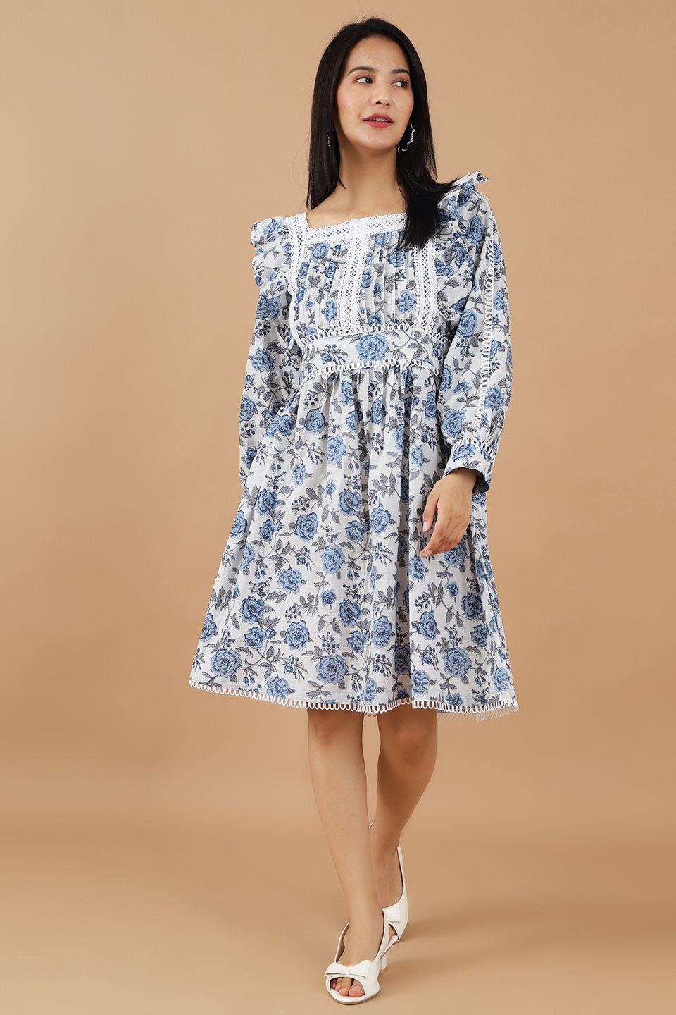 Jaipur Cotton Blue Dress