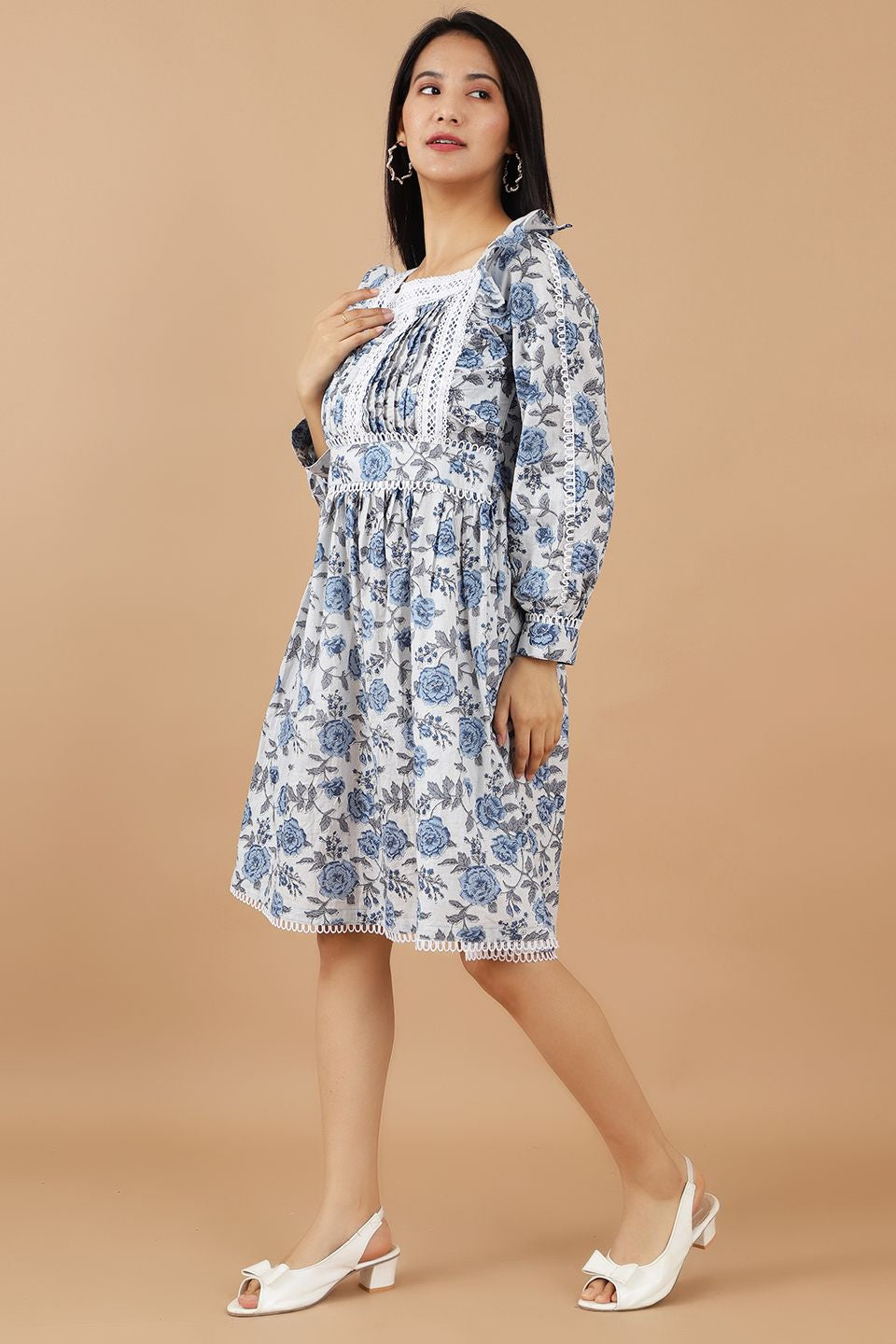 Jaipur Cotton Blue Dress