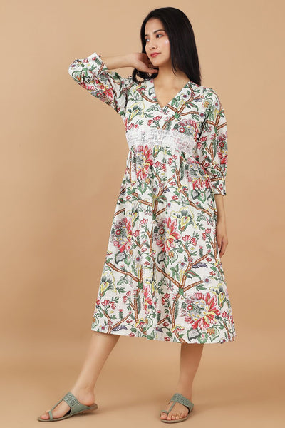 Jaipur Cotton Multicolored Dress