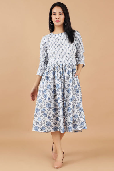 Jaipur Cotton Blue Dress