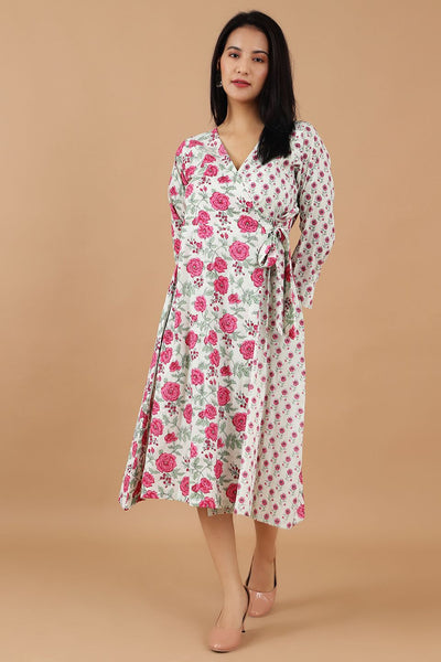 Jaipur Cotton Pink Dress