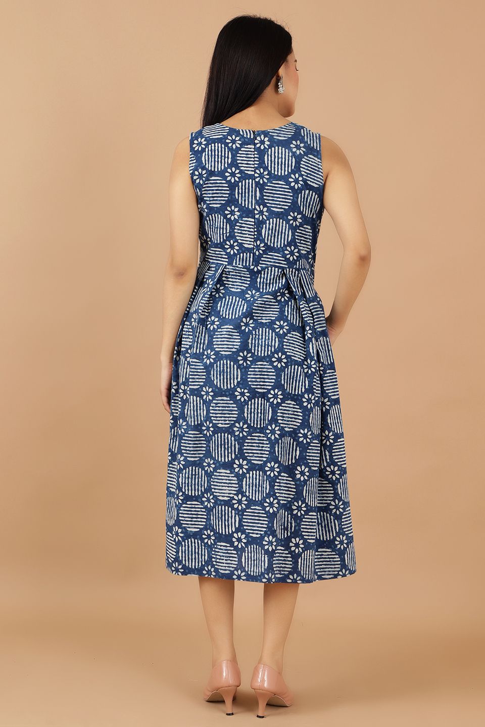 Indigo Cotton Blue Dress