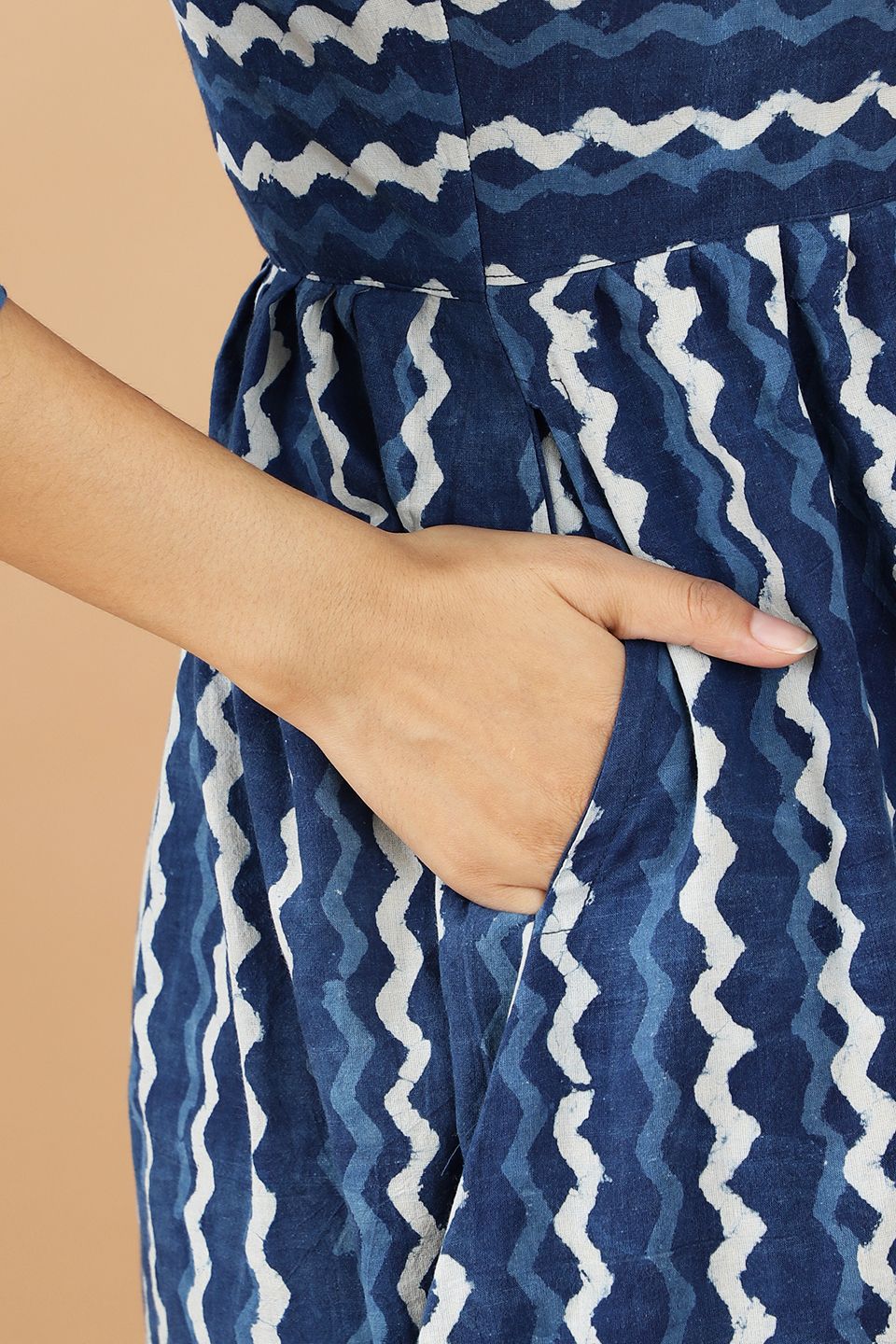 Indigo Cotton Blue Dress