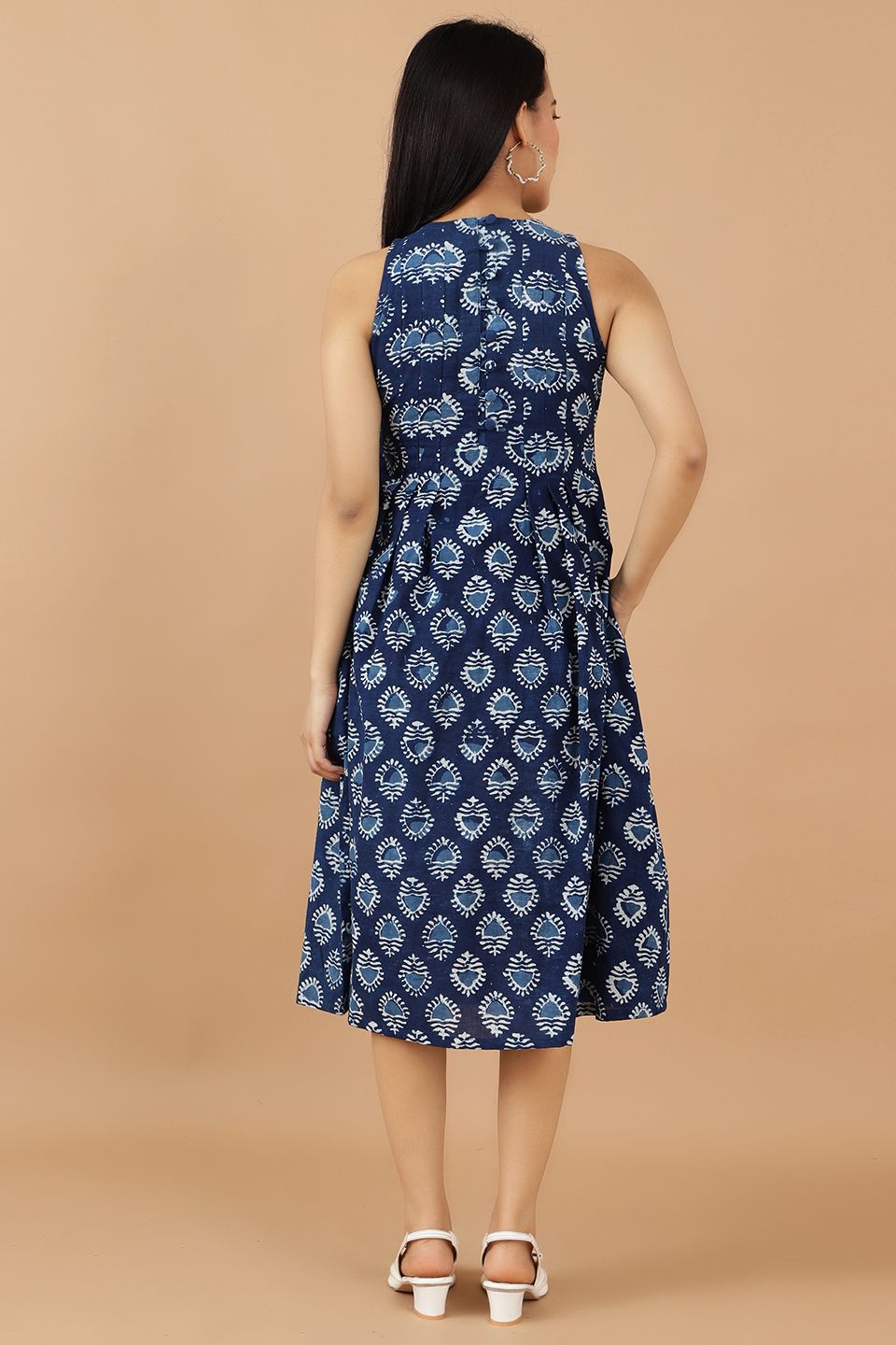 Indigo Cotton Blue Dress