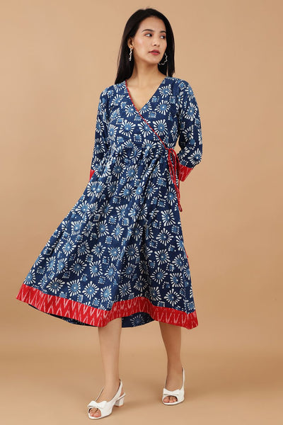 Indigo Cotton Blue Dress