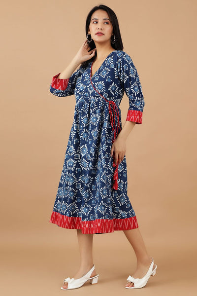 Indigo Cotton Blue Dress