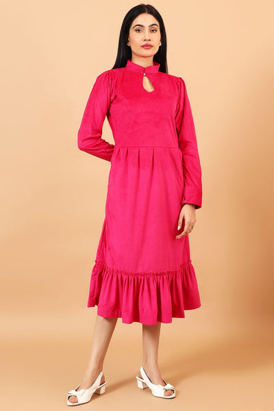 Velvet-Pink-Cotton-Maxi-Dress-DS321