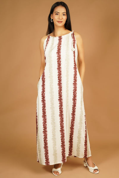 Premium Cotton White Maxi Dress