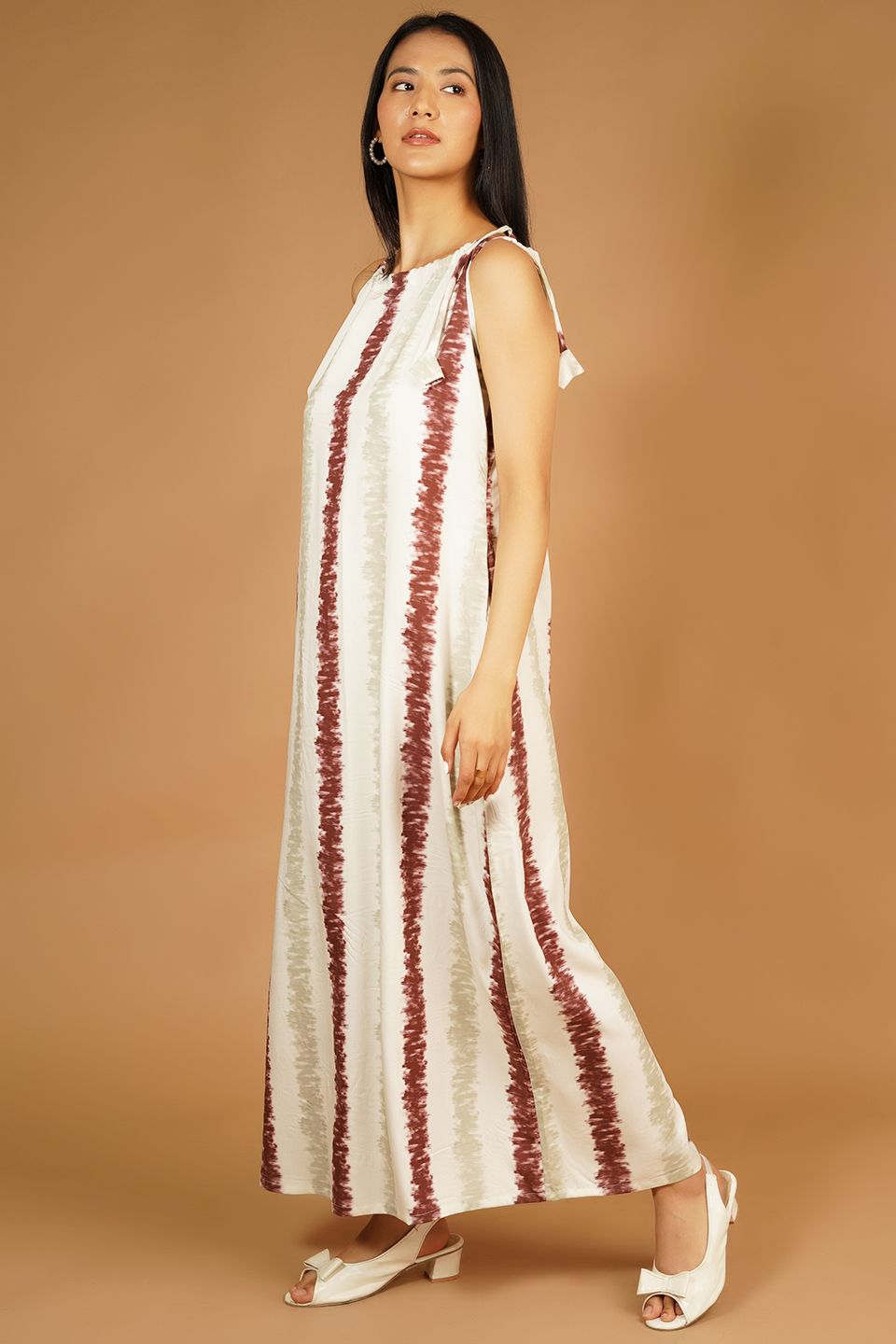 Premium Cotton White Maxi Dress