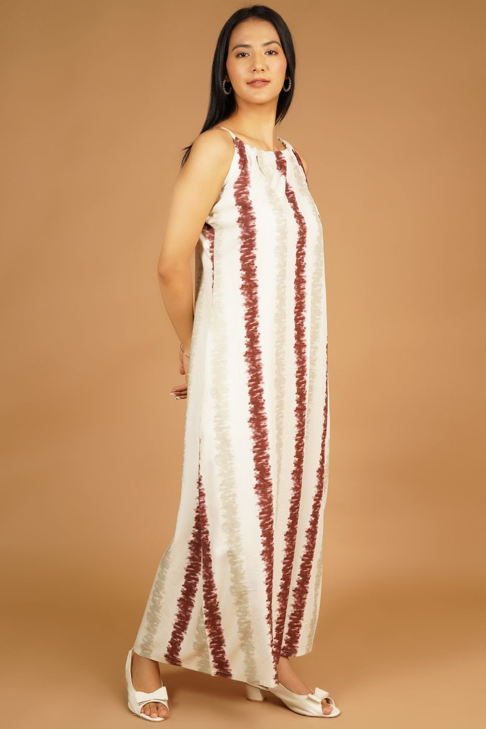 Premium Cotton White Maxi Dress