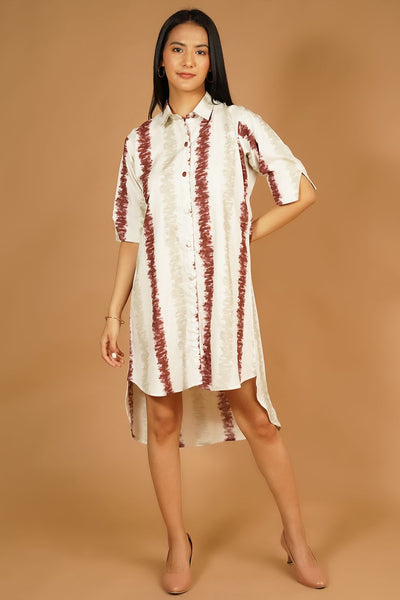 Premium Cotton White Midi Dress