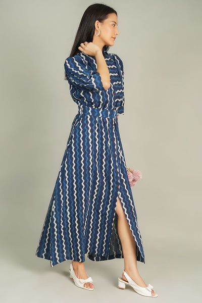 Indigo Maxi Blue Dress