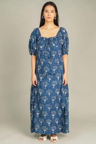 Indigo Maxi Blue Dress