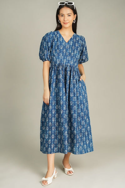 Indigo Maxi Blue Dress