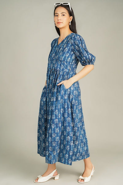 Indigo Maxi Blue Dress