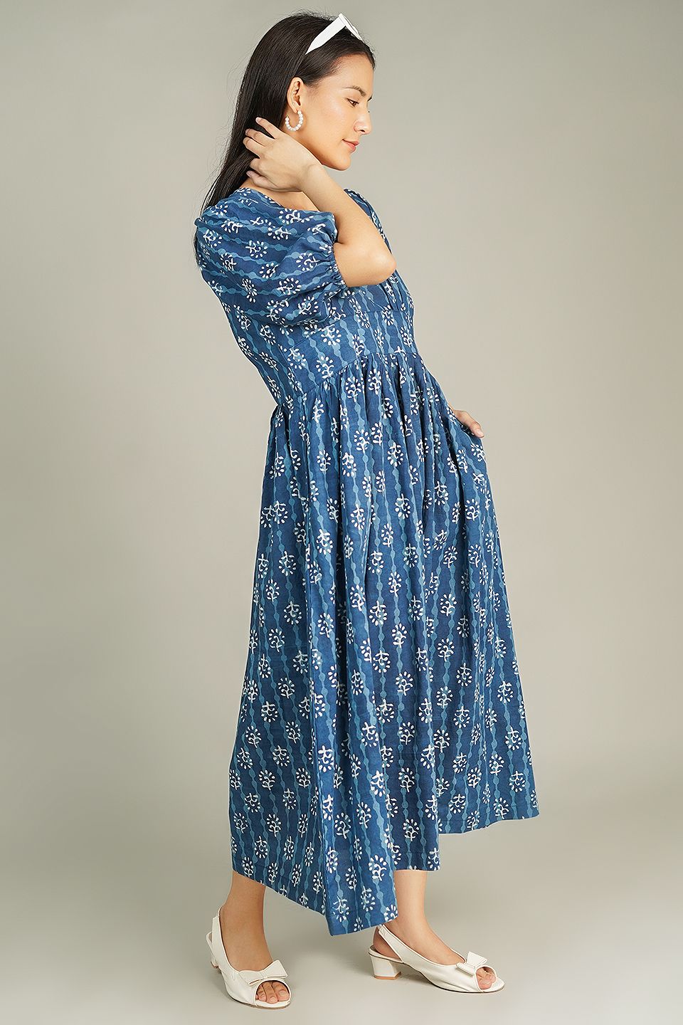 Indigo Maxi Blue Dress