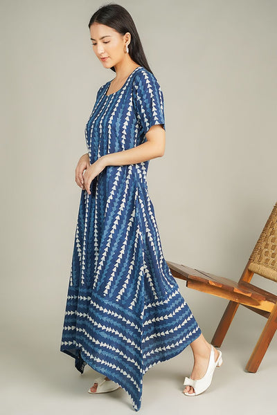 Indigo Maxi Blue Dress