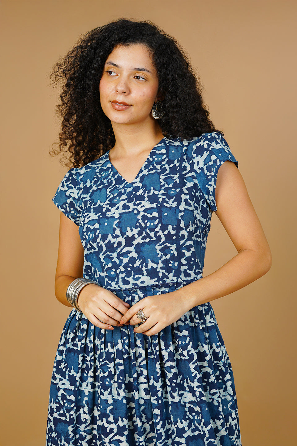 Blue Indigo Maxi Dress