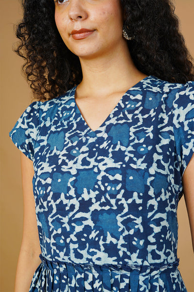 Blue Indigo Maxi Dress