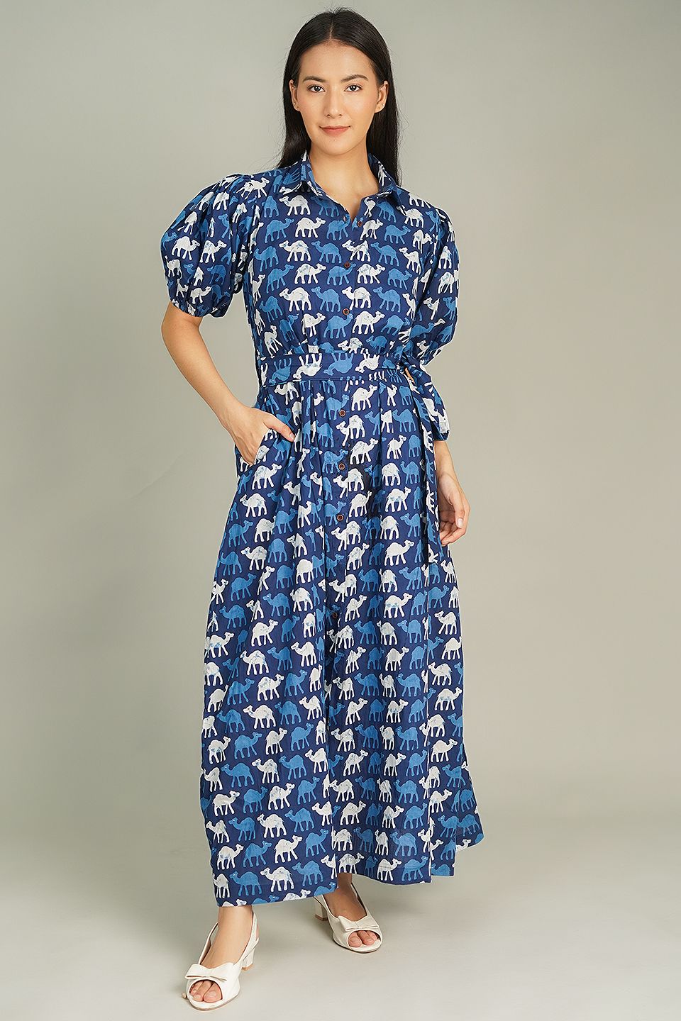 Indigo Maxi Blue Dress