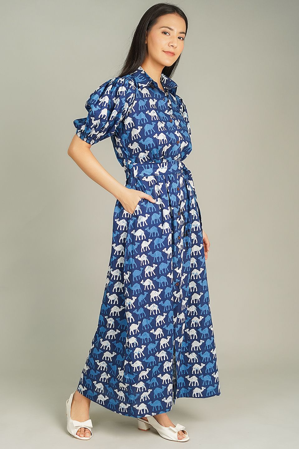 Indigo Maxi Blue Dress