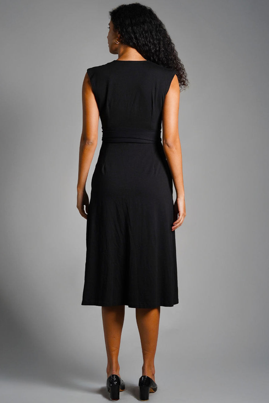 Cotton Jersey Banded Empire Shirt Dress