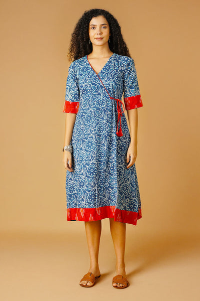Indigo Cotton Blue Dress