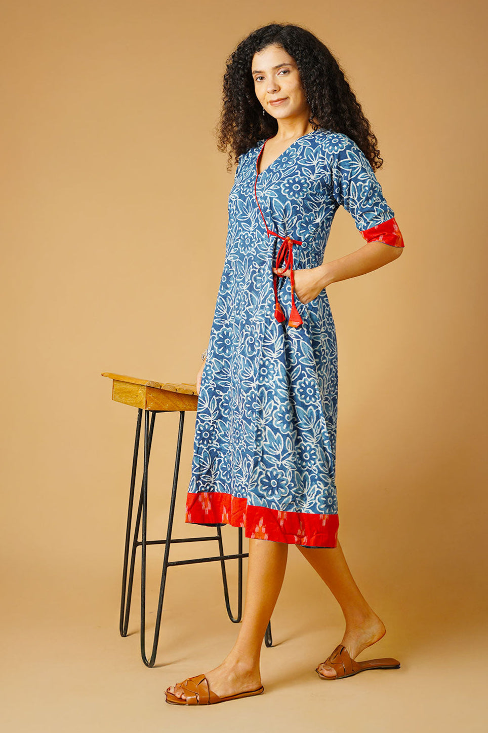 Indigo Cotton Blue Dress