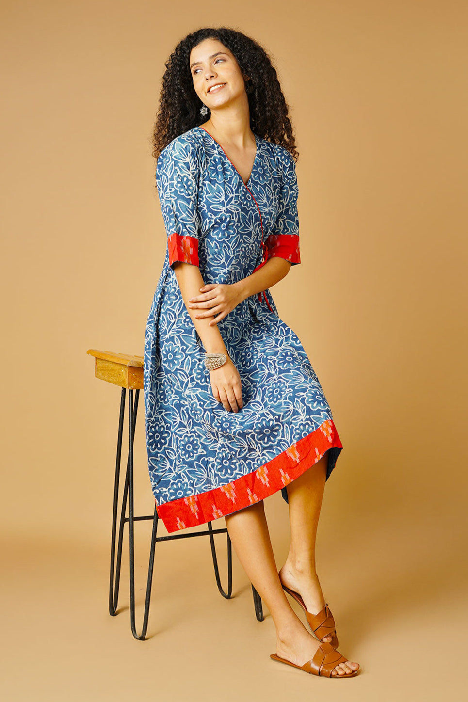 Indigo Cotton Blue Dress