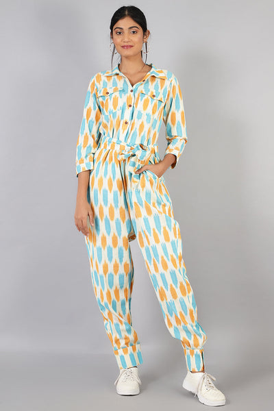 Ikat Ikat-JS004-Cotton-Jump-Suit-JS004 Cotton Jump Suit