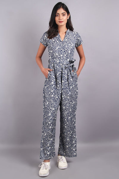 100% Premium Cotton Grey Jump Suit