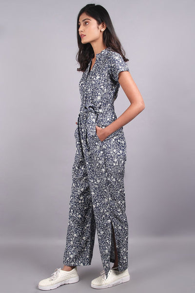 100% Premium Cotton Grey Jump Suit