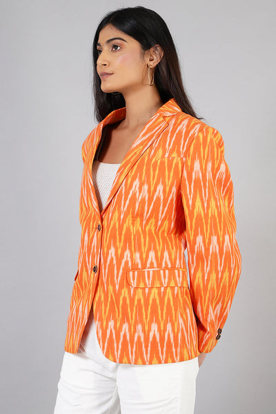 Ikat Ikat-LSBlazer002-Cotton-Blazer-LSBlazer002 Cotton Blazer