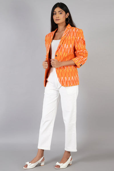 Ikat Ikat-LSBlazer002-Cotton-Blazer-LSBlazer002 Cotton Blazer