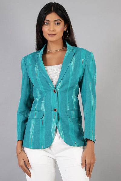 Ikat Ikat-LSBlazer006-Cotton-Blazer-LSBlazer006 Cotton Blazer