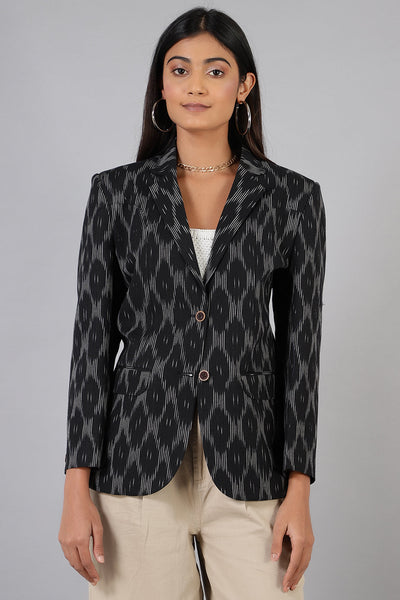 Ikat Ikat-LSBlazer009-Cotton-Blazer-LSBlazer009 Cotton Blazer