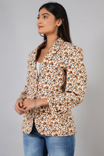 Bagru Bagru-LSBlazer015-Cotton-Blazer-LSBlazer015 Cotton Blazer