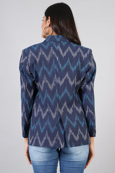 Ikat Ikat-LSBlazer016-Cotton-Blazer-LSBlazer016 Cotton Blazer