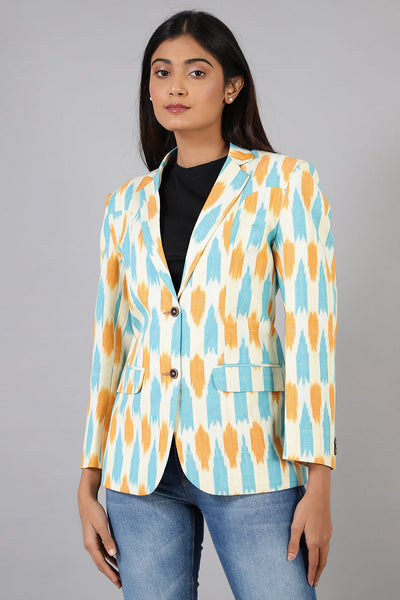 Ikat Ikat-LSBlazer018-Cotton-Blazer-LSBlazer018 Cotton Blazer