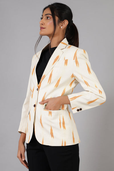 Ikat Ikat-LSBlazer020-Cotton-Blazer-LSBlazer020 Cotton Blazer