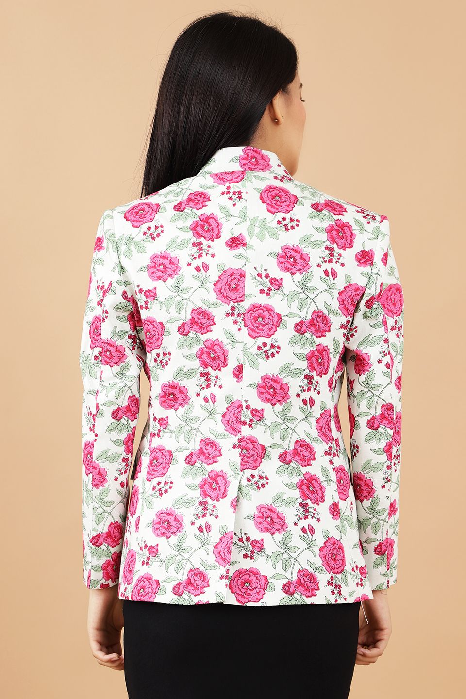 Jaipur Cotton Pink Blazer