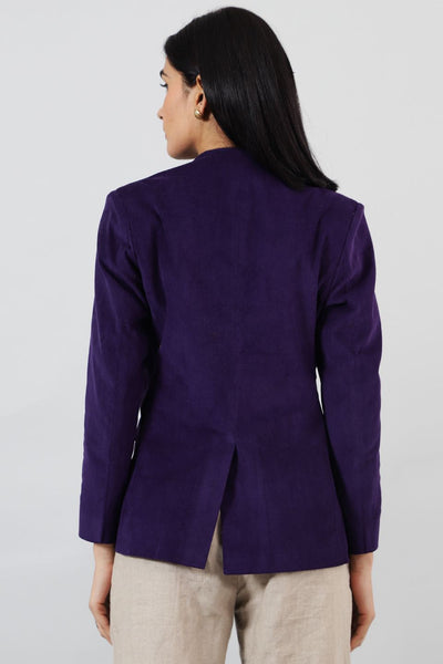 Corduroy-Purple-Cotton-Blazer-LSBlazer120