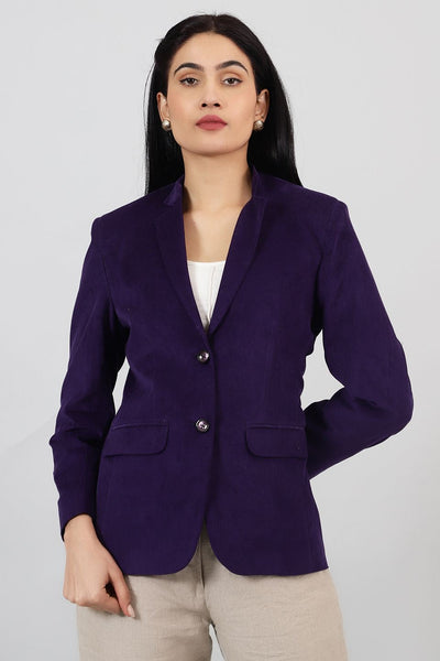 Corduroy-Purple-Cotton-Blazer-LSBlazer120